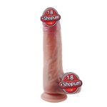 22 cm Ultra Gerçekçi Melez Vantuzlu Dildo Penis – Kaelix