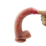 25 cm Ultra Gerçekçi Melez Vantuzlu Dildo Penis – Arkon - Görsel 6