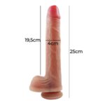25 cm Ultra Gerçekçi Melez Vantuzlu Dildo Penis – Arkon - Görsel 7