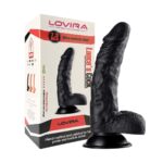 18 cm Realistik Dokulu Vantuzlu Dildo Penis – Siyah - Görsel 2