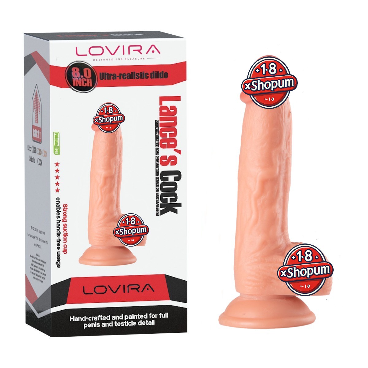 21-cm-realistik-dokulu-vantuzlu-dildo-penis-ten-rengi-01-xshopum 21 cm Realistik Dokulu Vantuzlu Dildo Penis – Ten Rengi - Görsel 1