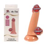 17 cm Realistik Dokulu Ten Rengi Vantuzlu Dildo Penis – Alex