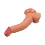 19 cm Realistik Dokulu Ten Rengi Belden Bağlamalı Vantuzlu Dildo Penis – Iron - Görsel 4