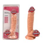 23 cm Realistik Dokulu Ten Rengi Vantuzlu Dildo Penis – Jason