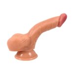 17 cm Kavisli Realistik Dokulu Ten Rengi Belden Bağlamalı Vantuzlu Dildo Penis – Jason - Görsel 3