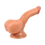 17 cm Kavisli Realistik Dokulu Ten Rengi Belden Bağlamalı Vantuzlu Dildo Penis – Jason - Görsel 4