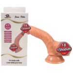 17 cm Kavisli Realistik Dokulu Ten Rengi Vantuzlu Dildo Penis – Jason