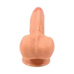 17 cm Kavisli Realistik Dokulu Ten Rengi Vantuzlu Dildo Penis – Jason - Görsel 5