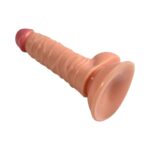 19 cm Realistik Dokulu Ten Rengi Vantuzlu Dildo Penis – Dana - Görsel 9