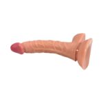 20 cm Kavisli Realistik Dokulu Ten Rengi Vantuzlu Dildo Penis – Gordon - Görsel 9