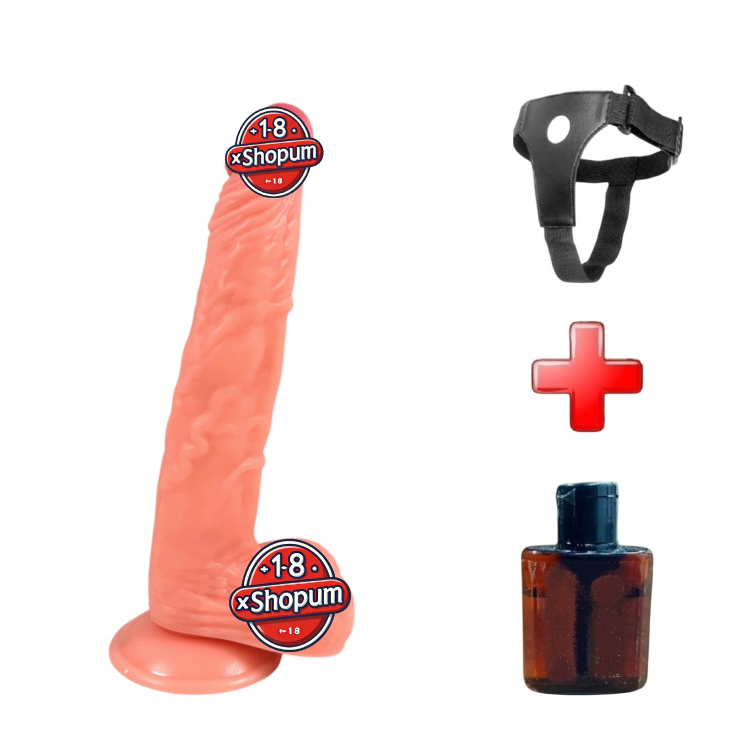 24-cm-realistik-dokulu-ten-rengi-belden-baglamali-vantuzlu-dildo-penis-rio-01-xshopum 24 cm Realistik Dokulu Ten Rengi Belden Bağlamalı Vantuzlu Dildo Penis – Rio - Görsel 1