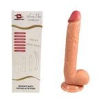 27 cm Ekstra Uzun Realistik Dokulu Ten Rengi Vantuzlu Dildo Penis – Vincent - Görsel 2