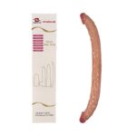 36 cm Realistik Dokulu Ten Rengi Çift Taraflı Dildo – Logan - Görsel 2