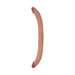 36 cm Realistik Dokulu Ten Rengi Çift Taraflı Dildo – Logan - Görsel 3